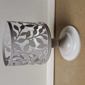 Avon Accents White Candle Holder